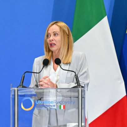Primeira-ministra italiana alerta sobre riscos de guerra comercial no Ocidente