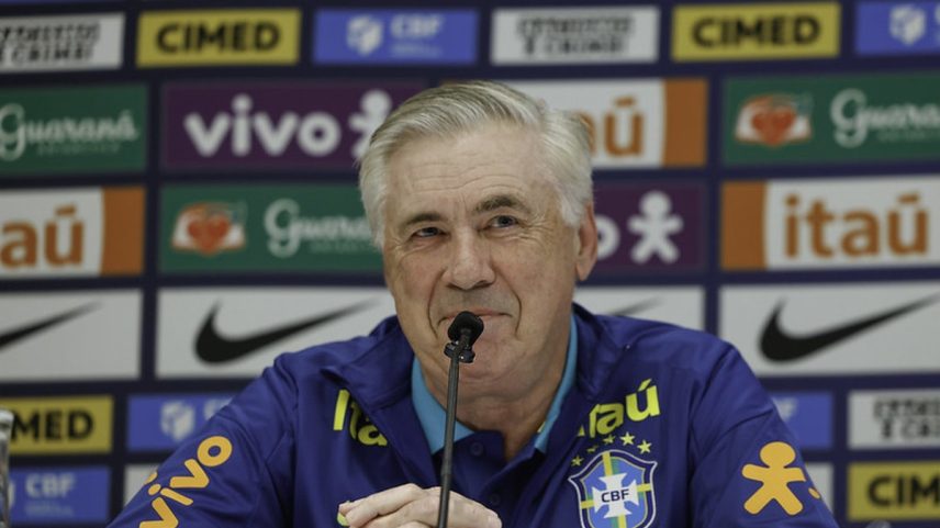 O técnico da seleção Carlo Ancelotti irá aos Estados Unidos acompanhar a fase final do Mundial de Clubes (Foto: Rafael Ribeiro/CBF)