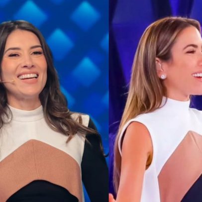 Rebeca Abravanel usa look icônico de Patricia Abravanel em programa de TV