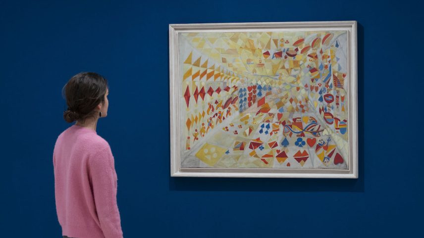Exposição de Maria Helena Vieira da Silva na Coleção Peggy Guggenheim. (Foto: Matteo De Fina)