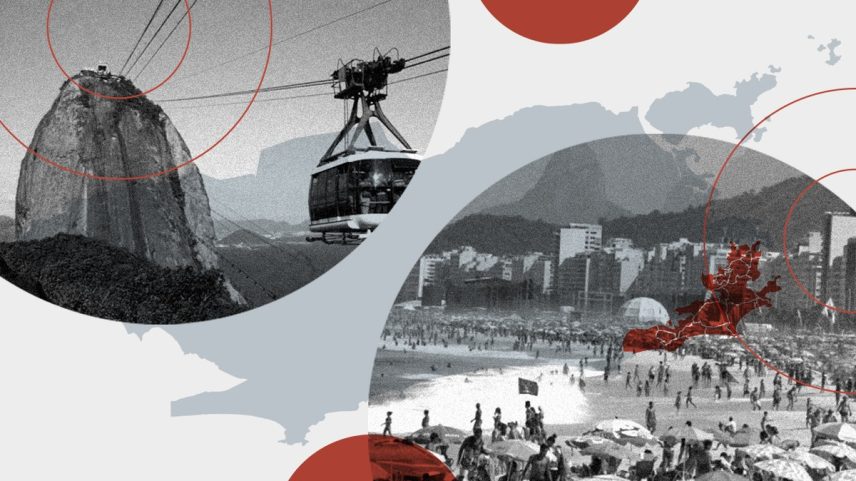 A Zona Sul do Rio de Janeiro (Foto: Editoria de Arte)