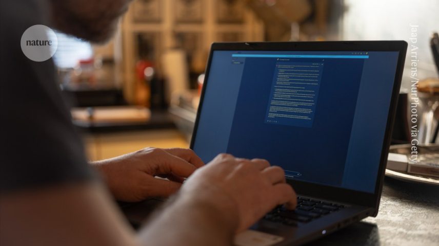 Cientistas usam modelos de IA para avaliar manuscritos ou ajudar a redigir relatórios de revisão por pares. (Foto: Jaap Arriens/NurPhoto via Getty)