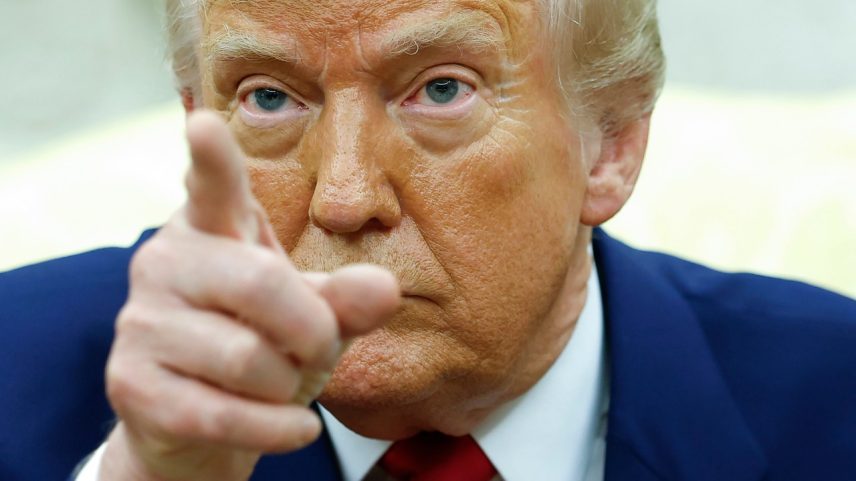 Donald Trump, presidente dos Estados Unidos. 07/04/2025 (Foto: Kevin Dietsch/Getty Images)