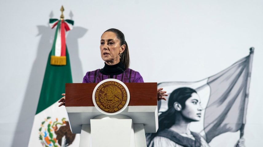 Claudia Sheinbaum, presidente do México (Foto: Mayolo Lopez Gutierrez / Bloomberg)