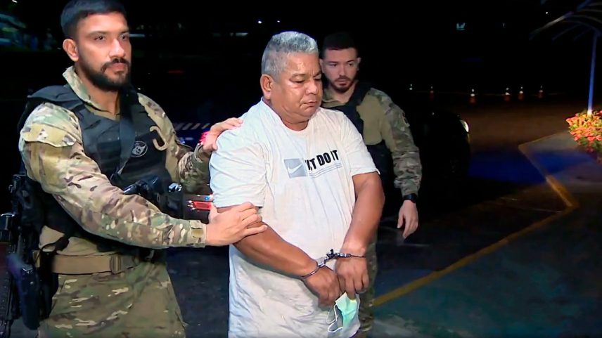 Peruano Rubens Villar Coelho, conhecido como Colômbia, é suspeito de ser o mandante dos homicídios do indigenista Bruno Pereira e do jornalista britânico Dom Phillip (Foto: Reprodução/TV Globo)