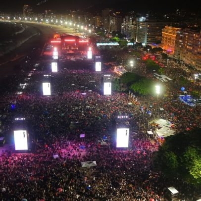 BBC revela que público do show de Lady Gaga em Copacabana foi menor que 2 milhões