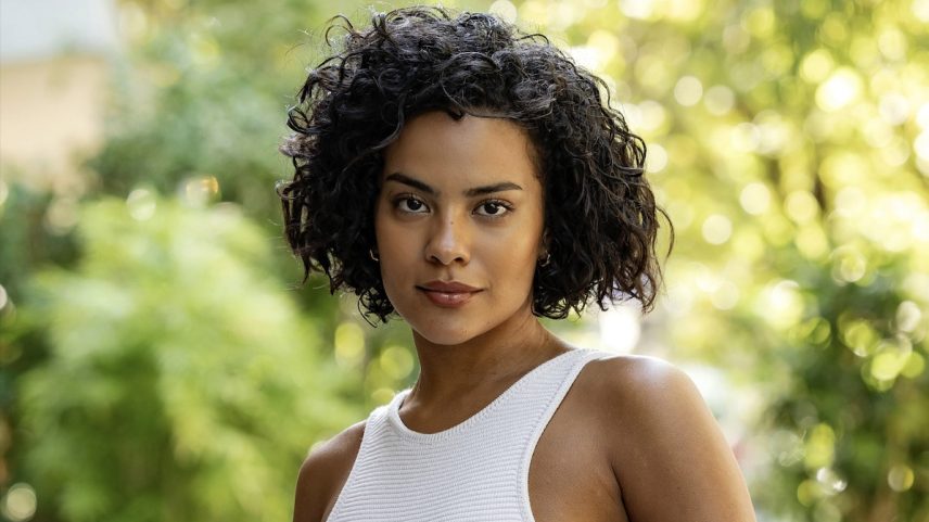 Bella Campos como Maria de Fátima em Vale Tudo, novela das 9 da Globo (Foto: Manoella Mello/TV Globo)