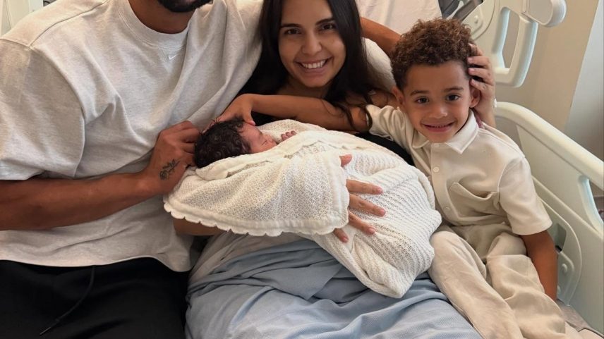 Matheus Cunha anunciou o nascimento da filha, Liz (Foto: Reprodução/Redes sociais)