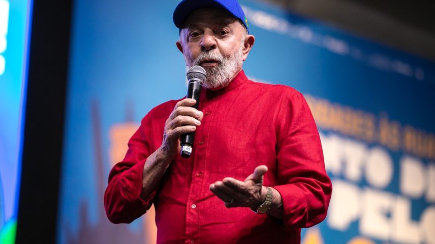 Presidente Lula participa da Cerimônia de abertura do 60º CONUNE – Congresso da União Nacional dos Estudantes em Goiânia (Foto: Brenno Carvalho / Agência O Globo)
