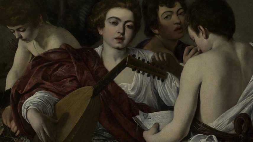 São Francisco de Assis em Êxtase, de Caravaggio, de 1595 (Foto: Allen Phillips/Wadsworth Atheneum)