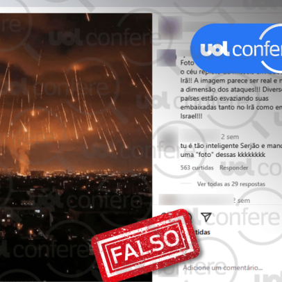 Imagem de mísseis em Israel é gerada por inteligência artificial