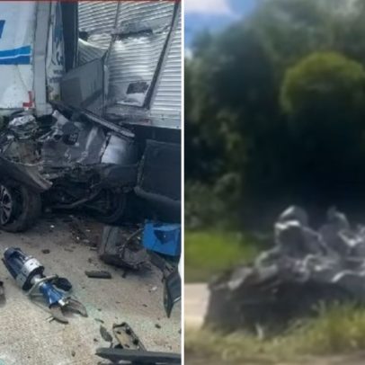 Família sobrevive a grave acidente em Alagoas e considera um 'milagre'
