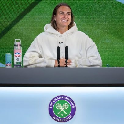 Sabalenka lamenta eliminação de favoritos no torneio de Wimbledon