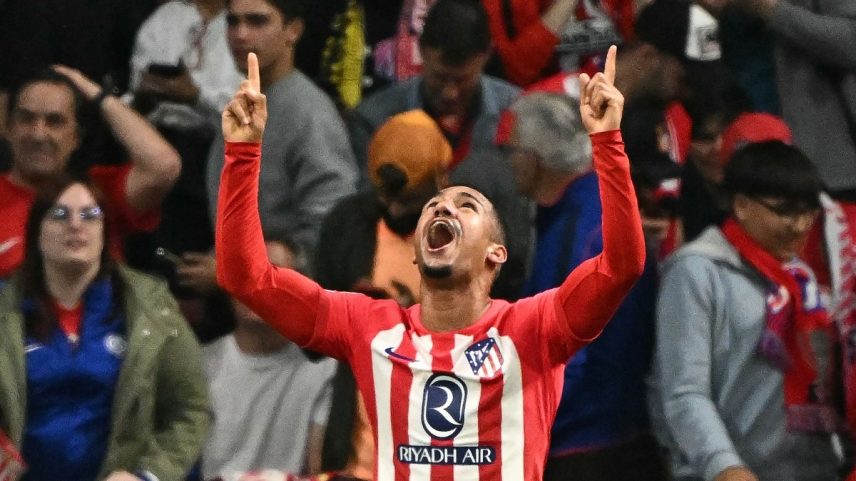 Samuel Lino, do Atlético de Madrid (Foto: JAVIER SORIANO / AFP)