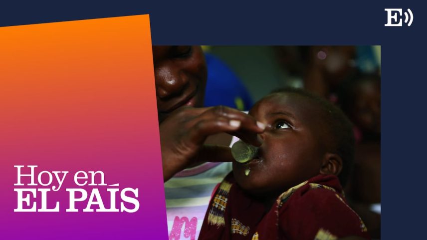 A malária é uma doença provocada por um parasita que afeta principalmente a África subsaariana (80% dos casos no mundo) e tem consequências especialmente graves em crianças. Várias instituições internacionais, com o impulso da Caixa e da Fundação Bill e Melinda Gates, estão testando um método para erradicá-la completamente em Magude, um distrito de Moçambique. Na imagem, uma criança toma um remédio contra a doença em um hospital de Manhiça, um departamento vizinho. (Foto: LUIS SEVILLANO)