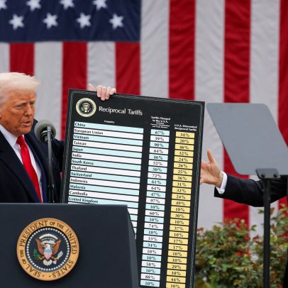 Trump divulga lista de países afetados por tarifas e valores atuais das taxas