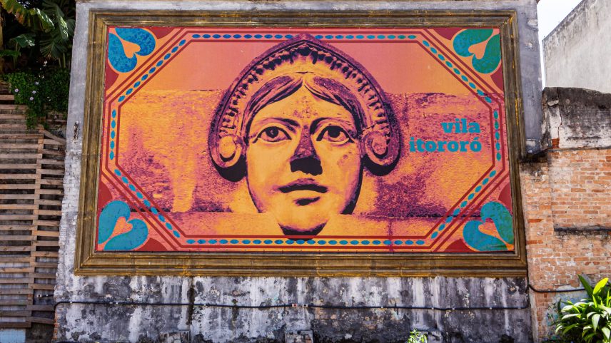 Mural na Vila Itororó, centro cultural no Bexiga, em São Paulo (Foto: Luiz Barrionuevo/adobe stock)