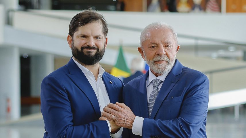 Democracia: Lula e Boric lideram agenda conjunta em Santiago (Foto: Ricardo Stuckert / PR/ Flickr/Getty Images)