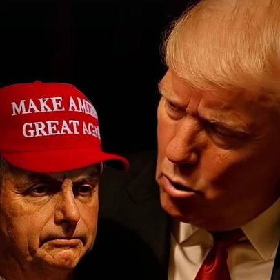 PT divulga vídeo que retrata Bolsonaro como ventríloquo de Trump nas redes sociais