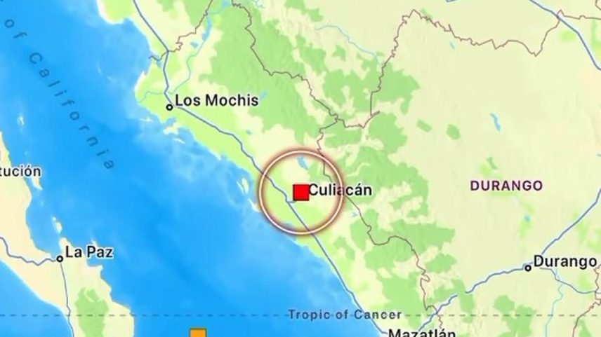 Tremor incomum foi registrado na região de Culiacán, noroeste do México (Foto: Reprodução / redes sociais)