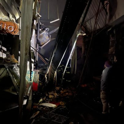 Incêndio devastador consome Mercado Municipal de Piracicaba, em SP