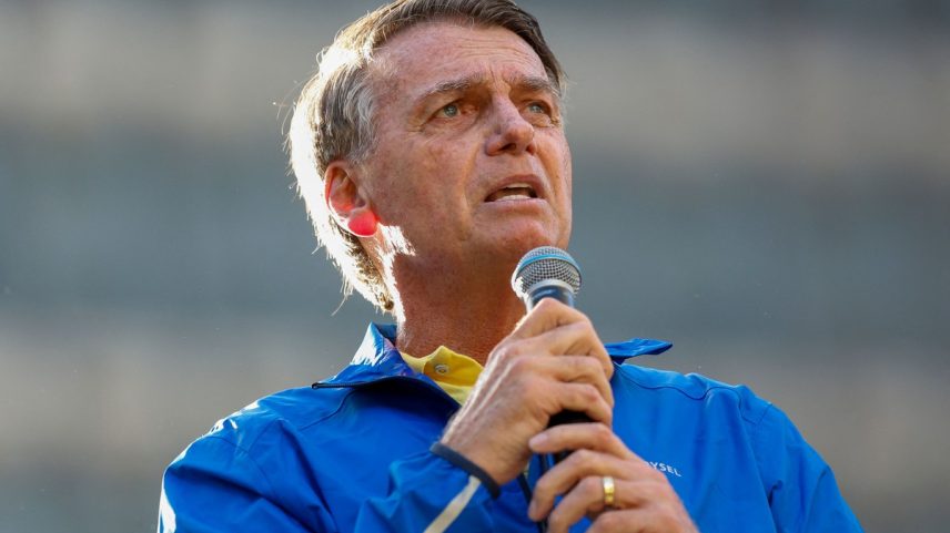 Jair Bolsonaro: sem rumo (Foto: Miguel Schincariol/AFP)