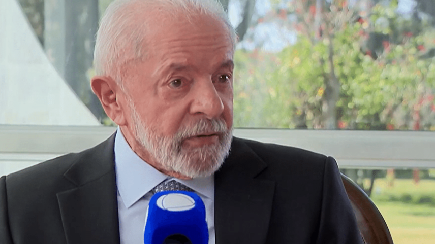 Lula em entrevista à Rede Record (Foto: Reprodução/R7)