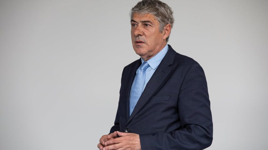 Ex-primeiro-ministro de Portugal José Sócrates, em Oporto em 2021 durante a apresentação de seu livro 'So agora começou'. (Foto: Rita Franca/NurPhoto/Getty Images)