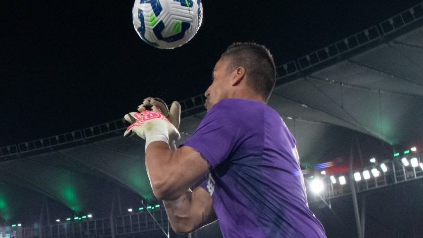 Fábio falhou durante Fluminense x Palmeiras, duelo do Brasileirão (Foto: Jorge Rodrigues/AGIF)