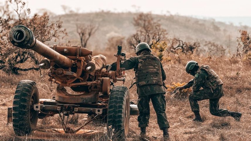 Exercício militar do Exército Brasileiro. (Foto: Ricardo Borges/Marinha do Brasil/Divulgação)