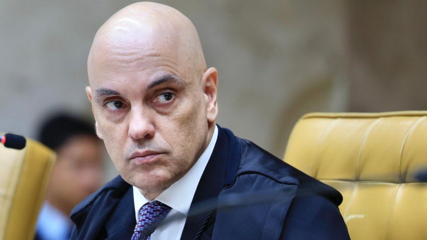 Ministro Alexandre de Moraes durante sessão plenária do Supremo Tribunal Federal. (Foto: Fellipe Sampaio/STF)
