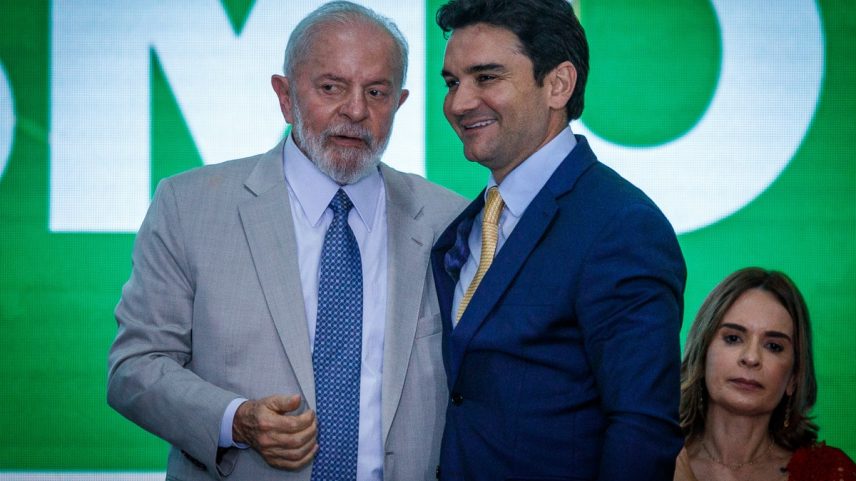 Presidente Lula e Ministro do Turismo Celso Sabino (Foto: Brenno Carvalho / Agência O Globo)