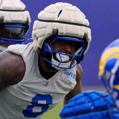 Jared Verse aprende lição após desafiar Aaron Donald para treino intenso