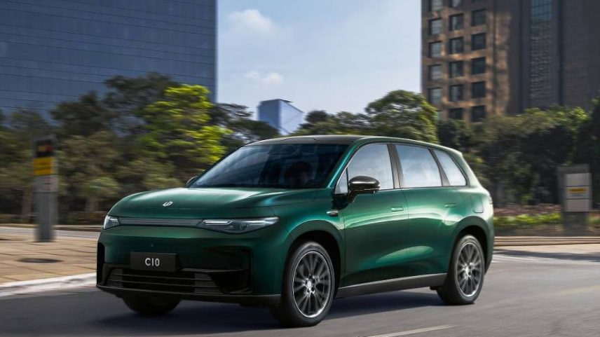 SUV elétrico chinês Leapmotor C10 terá motor 1.5 a gasolina que vai funcionar como gerador (Foto: Divulgação)