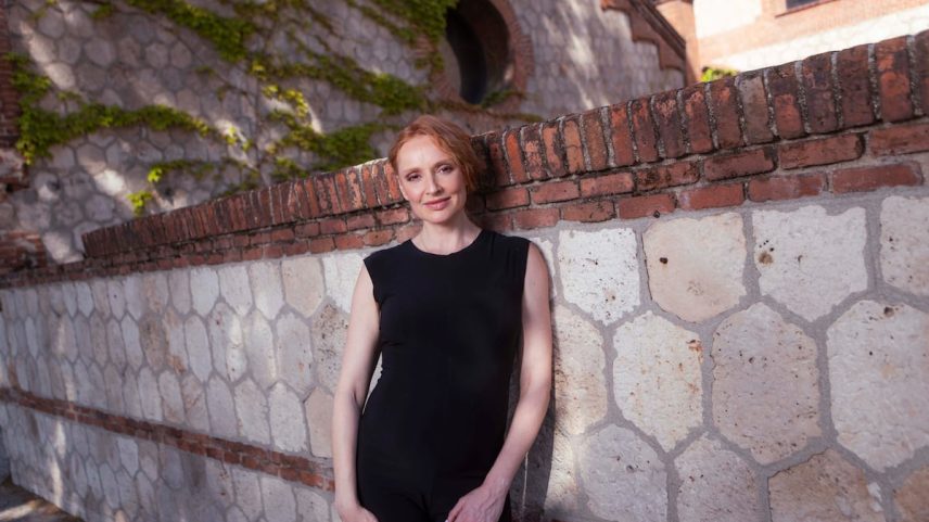 A atriz Cristina Castaño em 27 de junho em Madrid. (Foto: INMA FLORES)
