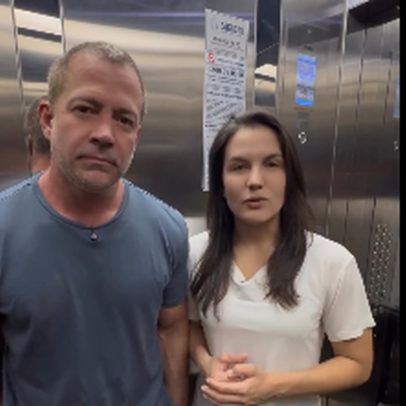 Malvino Salvador e Kyra Gracie ensinam defesa pessoal em vídeo viral de elevador