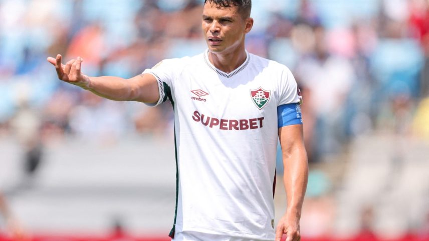 Capitão do Fluminense, Thiago Silva exerce liderança dentro e fora de campo (Foto: Michael Reaves / GETTY IMAGES NORTH AMERICA / Getty Images via AFP)