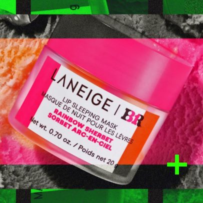 Laneige e Baskin Robbins lançam tratamento labial de sorvete arco-íris
