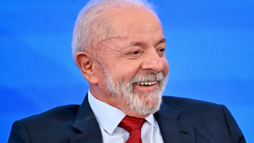 O presidente Lula durante evento no Palácio do Planalto - 23/07/2025 (Foto: EVARISTO SA/AFP)