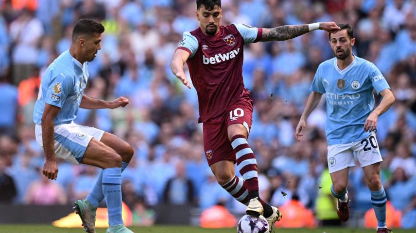 Lucas Paquetá pelo West Ham (Foto: Oli SCARFF / AFP)