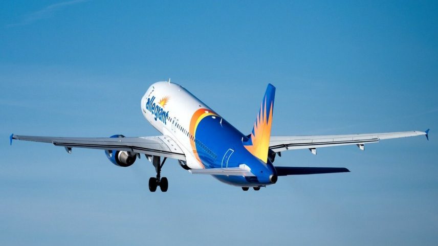 Avião da Allegiant (Foto: Divulgação/@Allegiant)