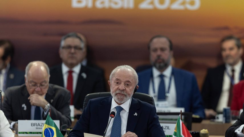 Presidente Luiz Inácio Lula da Silva (PT) durante cúpula do Brics, no Rio de Janeiro (Foto: Eduardo Anizelli/Folhapress)