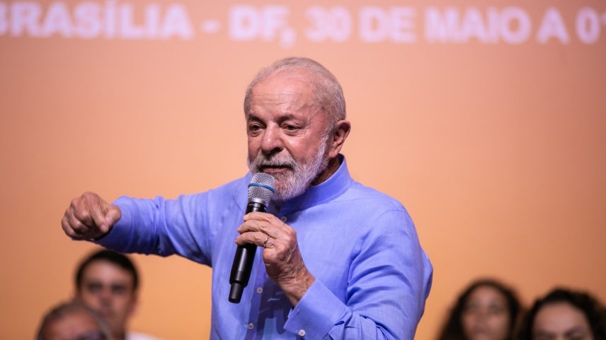 Presidente Lula participa do Congresso Nacional do Partido Socialista Brasileiro (PSB). (Foto: Brenno Carvalho / Agência O Globo)