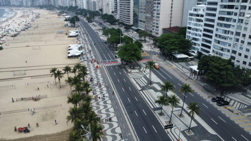Orla de Copacabana: vizinhança concentra maior número de delegações dos BRICS (Foto: Custódio Coimba/Ag. O Globo)