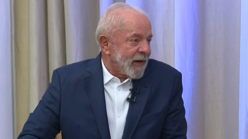 Lula em entrevista ao Jornal da Manhã, da Globo Bahia (Foto: Reprodução/G1)