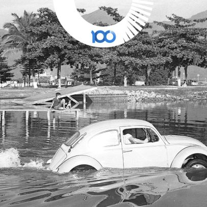 Fusca mergulha na Lagoa e revive momentos marcantes com Acervo O GLOBO