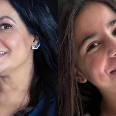 Nivea Stelmann encanta seguidores ao compartilhar semelhança com filha caçula