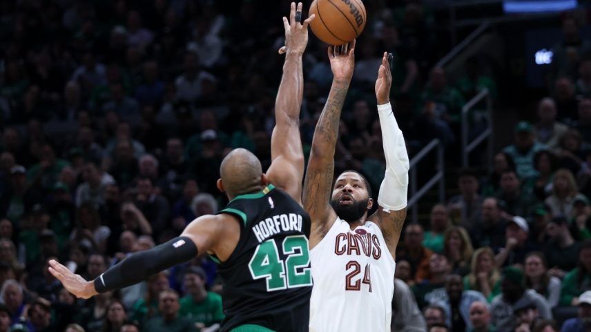 Marcus Morris em seu último jogo da NBA pelo Cleveland Cavaliers em maio de 2024 (Foto: Adam Glanzman/Getty Images)