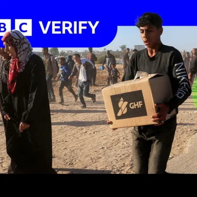 Caixa de ajuda da GHF é distribuída em Gaza com itens essenciais para a população