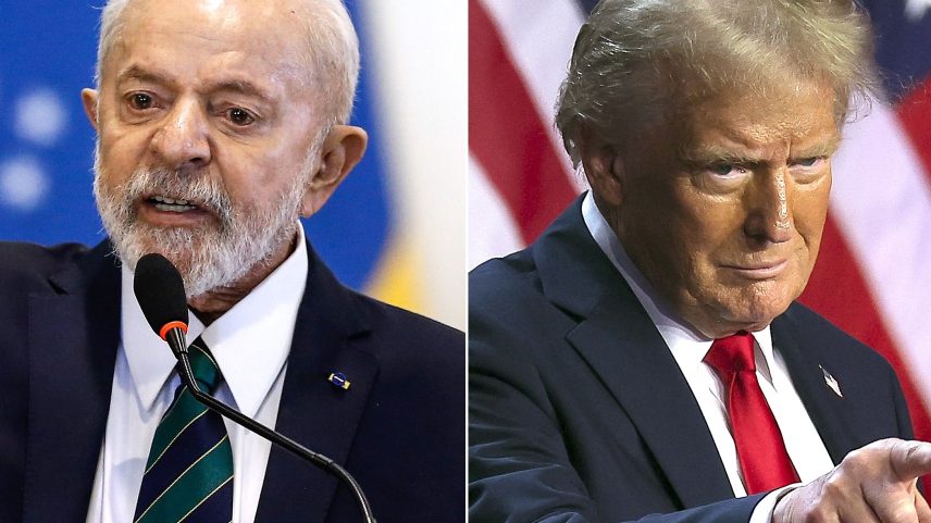 Presidentes do Brasil, Lula, e dos EUA, Donald Trump (Foto: Gabriela Biló/Folhapress e Carlos Barria/Reuters)